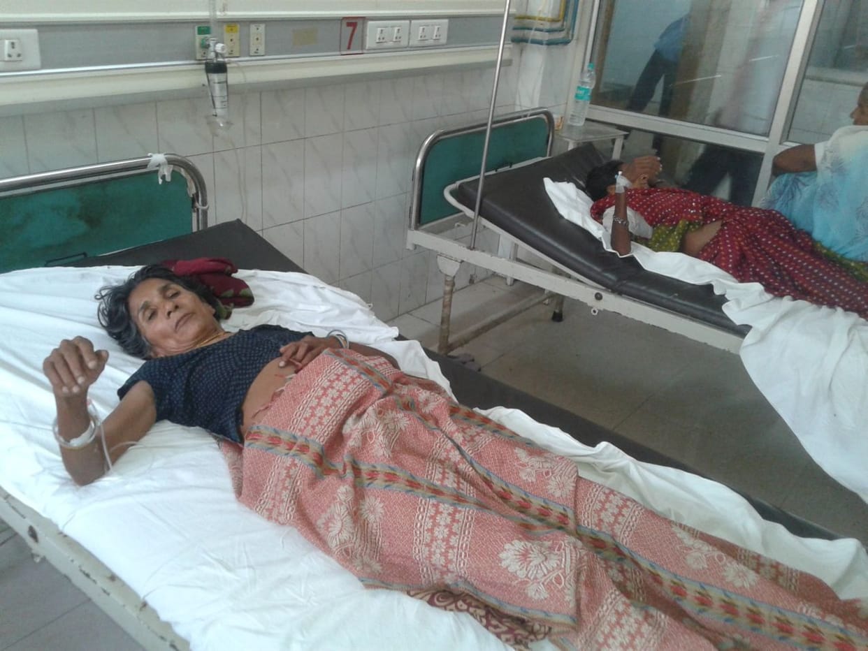 Five people suffering from diarrhea