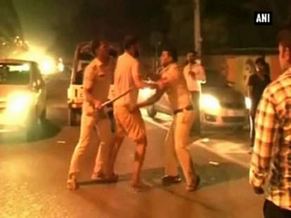 Drunken youth gets into brawl with police