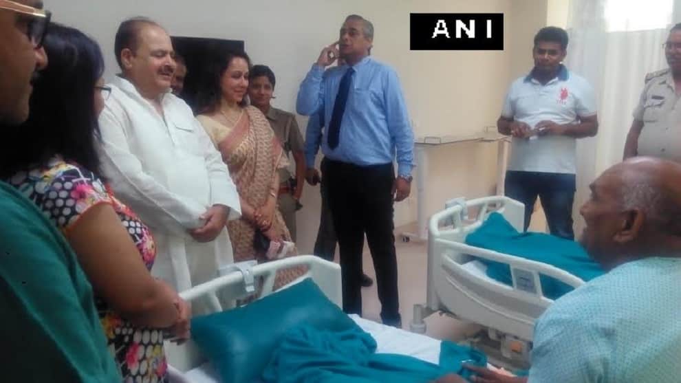 hema malini meet sp mukul dwivedi family