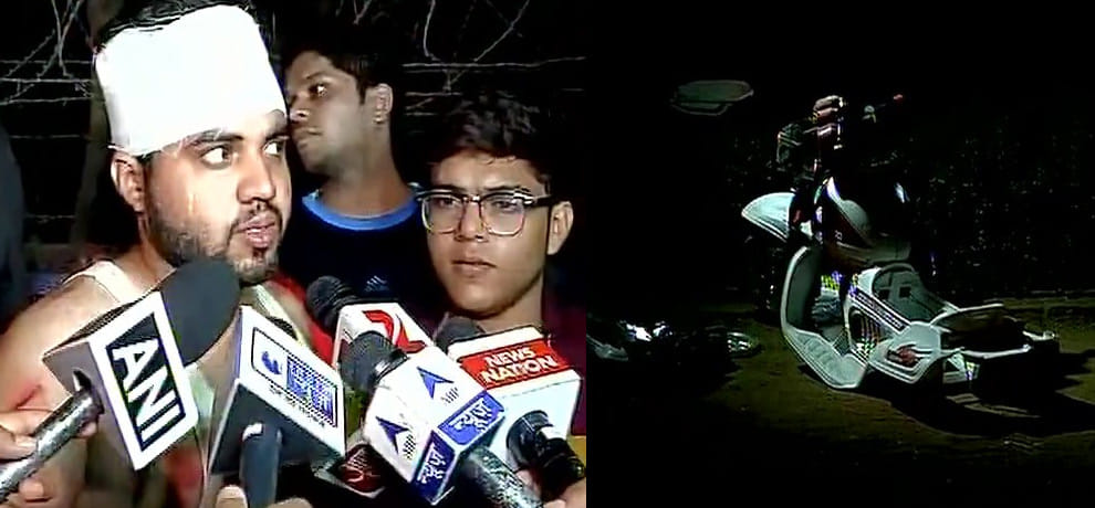 four family member beaten by battery car owner and mob on india gate