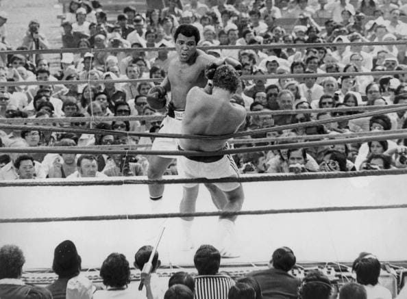 Muhammad Ali who threw olympic medal in river
