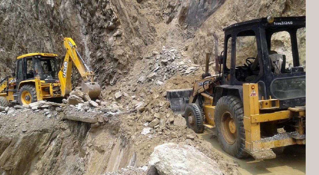 reason behind landslide in hilly areas