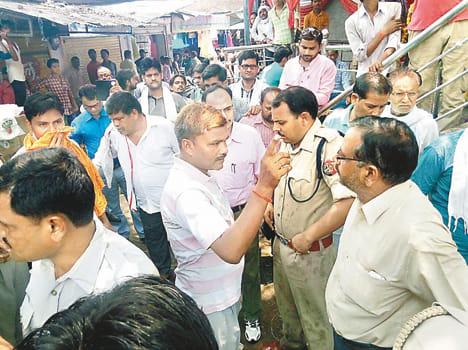 Officials said raids pits shopper