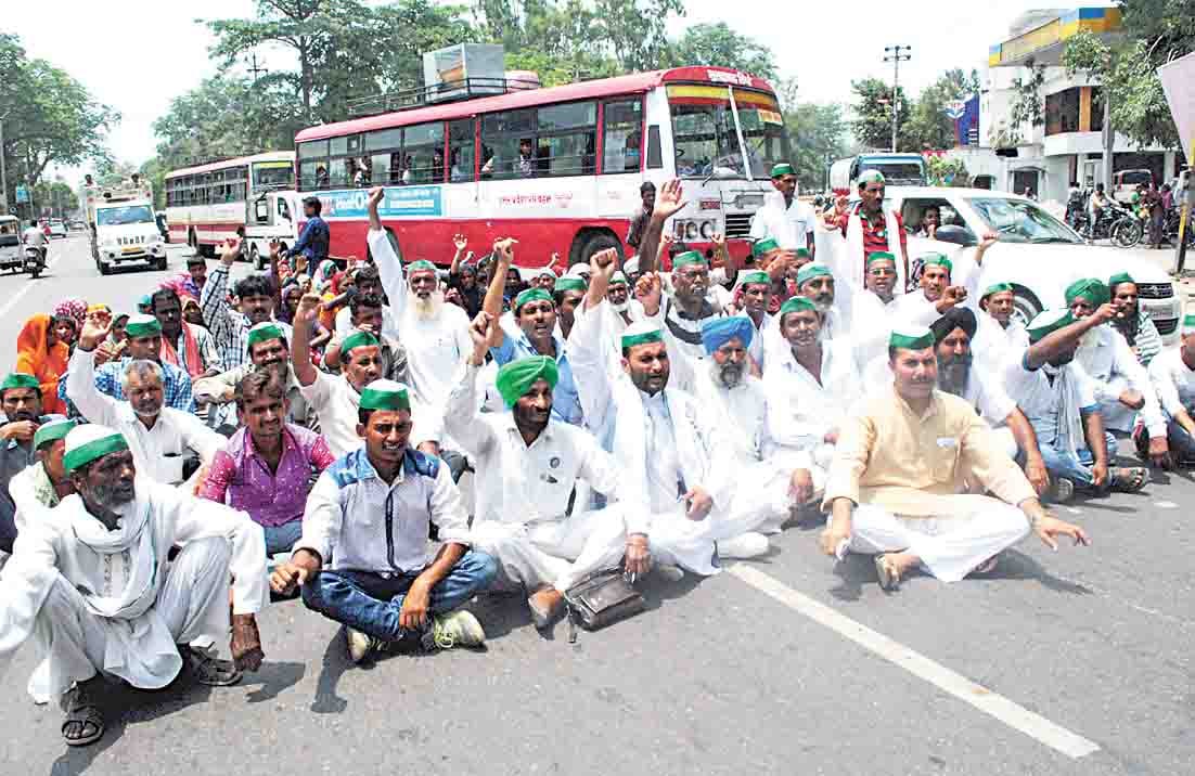 protest of farmers
