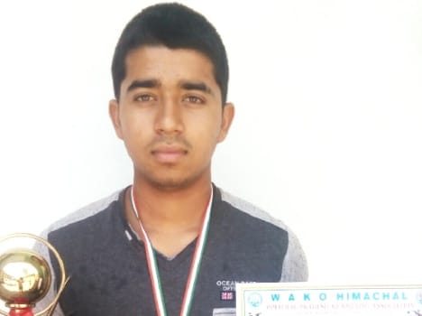 dhanajay thakur win gold in kick boxing
