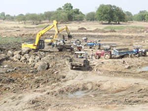 Ten human skeletons found in the well of Radha Swami Satsang Ashram