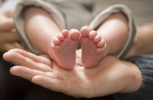 two children by Test tube baby