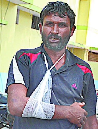 Farmers tried to burn alive
