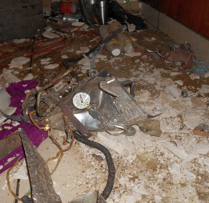 coffee machine blast many injured, panic 