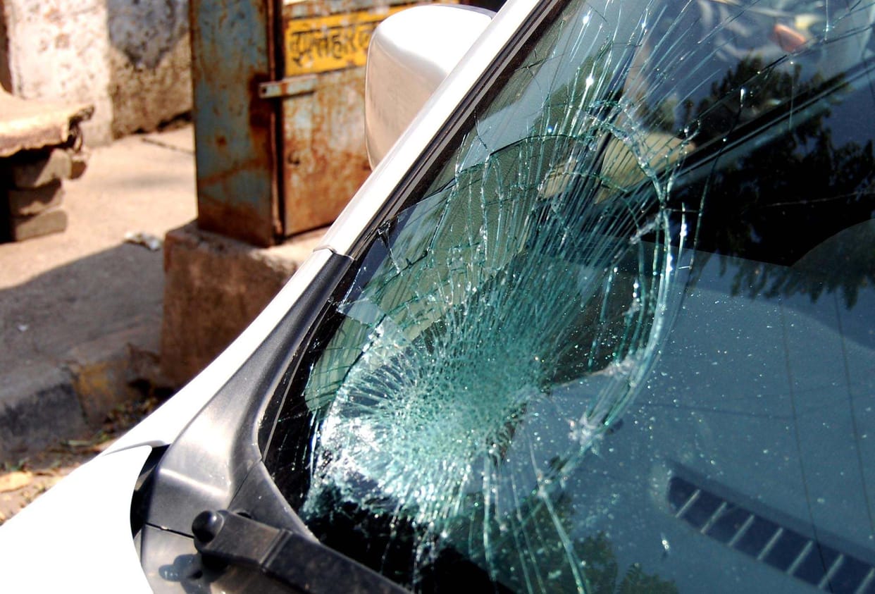 cpu inspector breaks bjp leader car