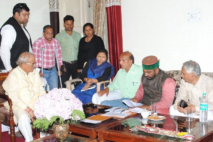 Education Minister Mantri Prasad Naithani Meeting