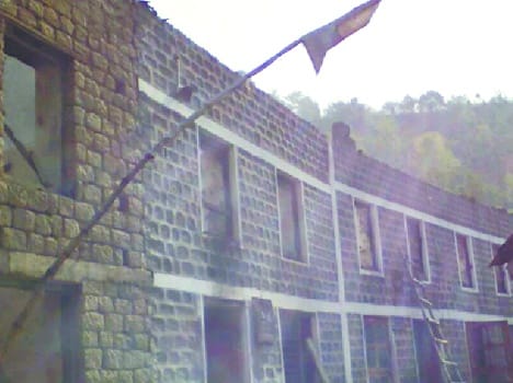 two houses burn in fire 