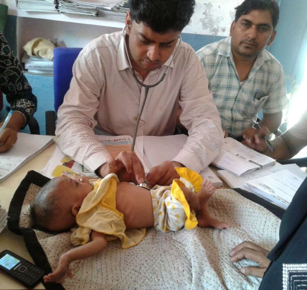 Found nine malnourished children battling life