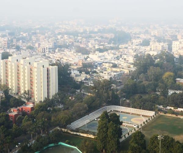  Report on greenery in Lucknow.