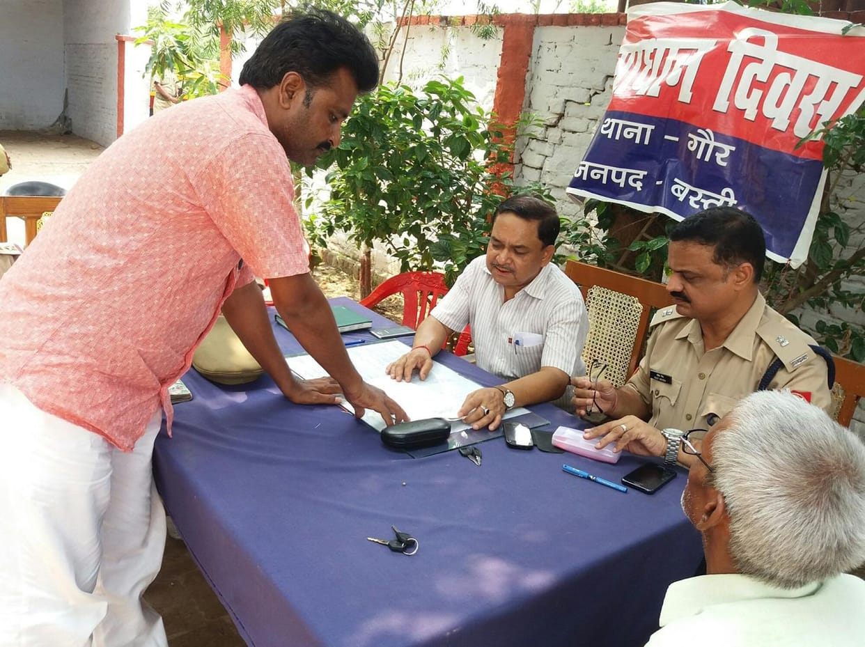 officers strugles to complaints of occupied land 