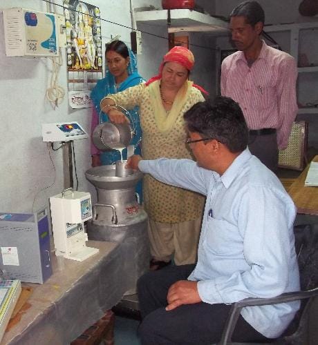Computerized machine will check milk