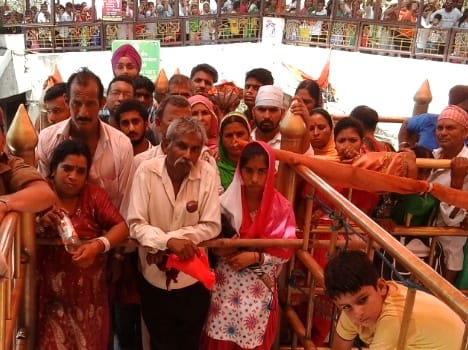 55 thousands piligrim take dardhan in naina devi