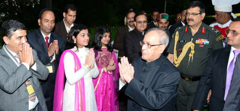 High Tea party with president pranab mukherjee in rashtrapati bhavan The Retreat 