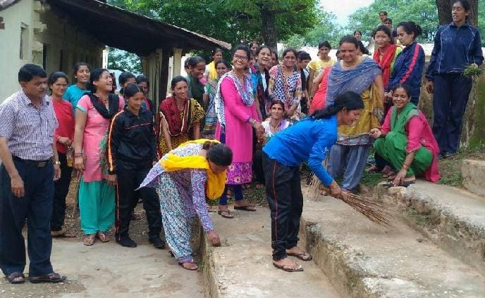  the PRD Trainee woman cleaning