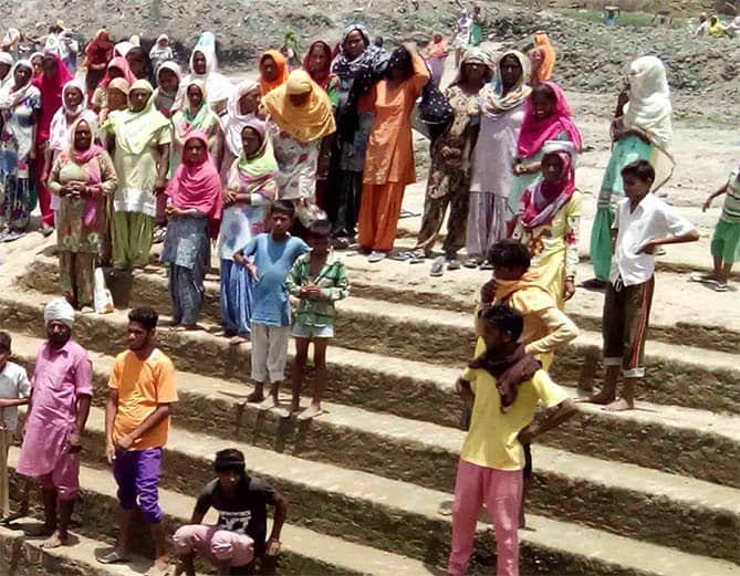 tunnal found in bernala, stairs found in bernala during digging of pond