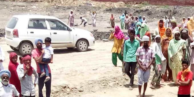 tunnal found in bernala, stairs found in bernala during digging of pond