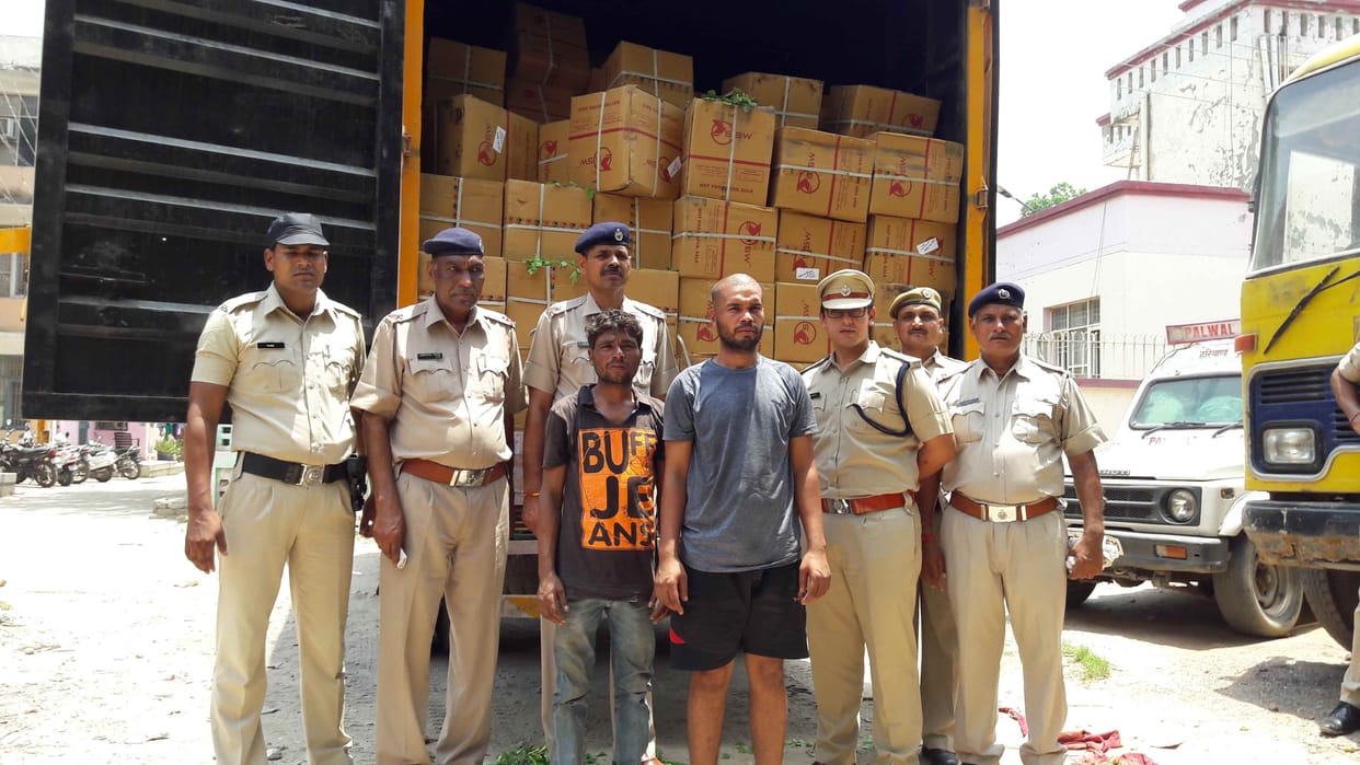 two arrested in truck loot 