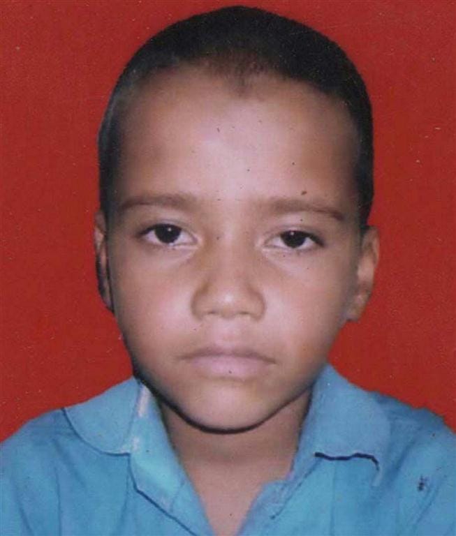The ball hit on the chest by the child's life