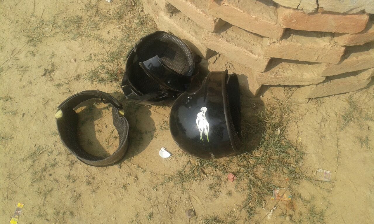 bike accident in near raidaspur lucknow