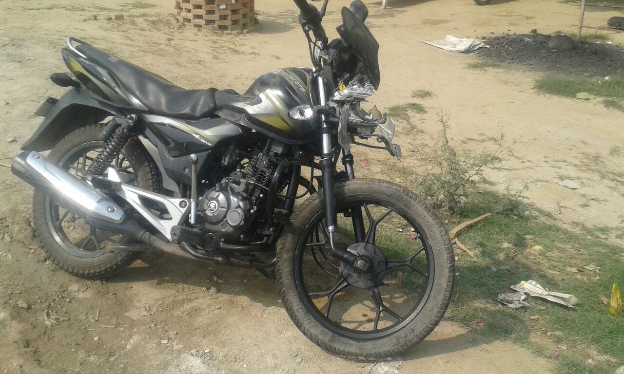 bike accident in near raidaspur lucknow