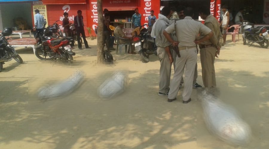 bike accident in near raidaspur lucknow