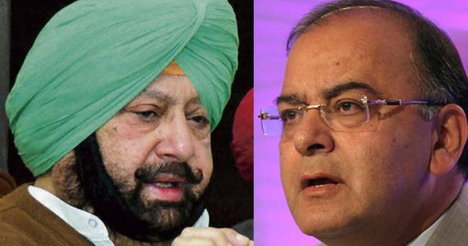 Captain amarinder singh challenge to arun jetly