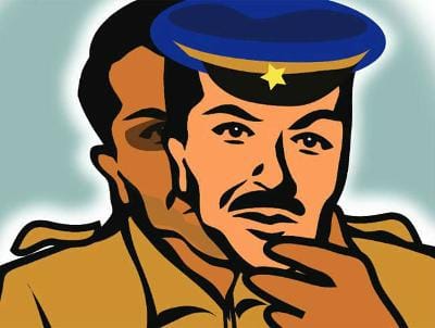 Fake cops get blown forensic lab report