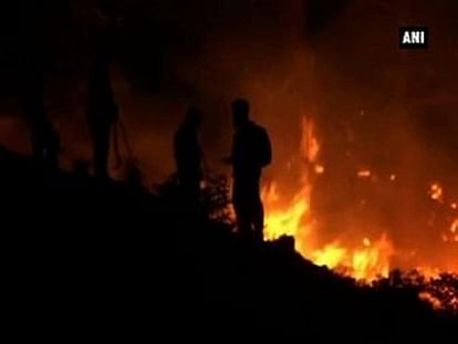 Fire engulfs Udhampur forest