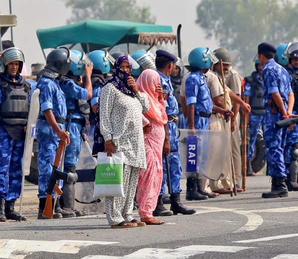haryana jat protest for reservation in hot summery weather