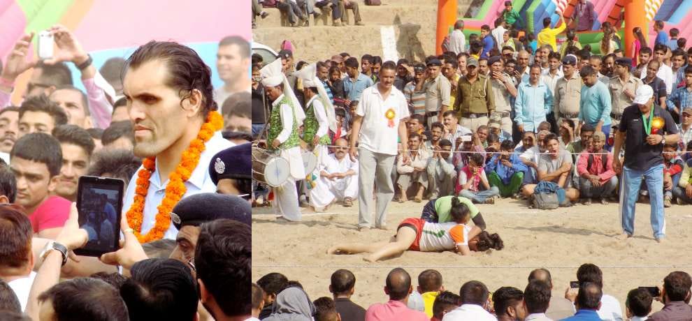 khali gave gift a gift of wrestler academy to Ghanahatti