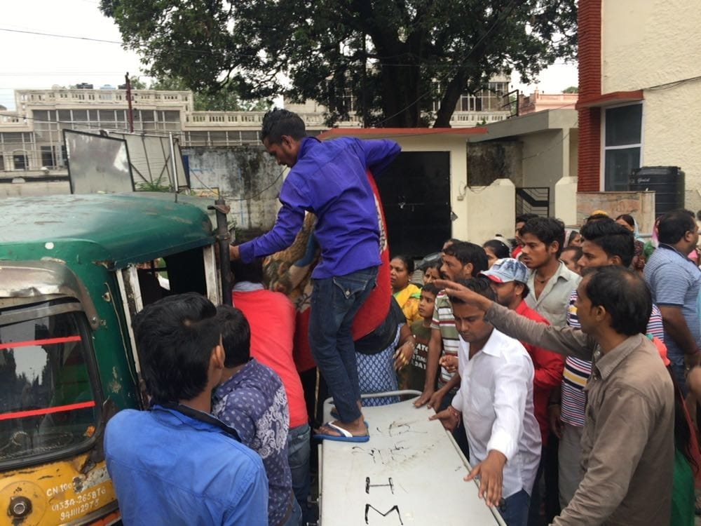 Lightning hit on shop at mansa devi mandir haridwar