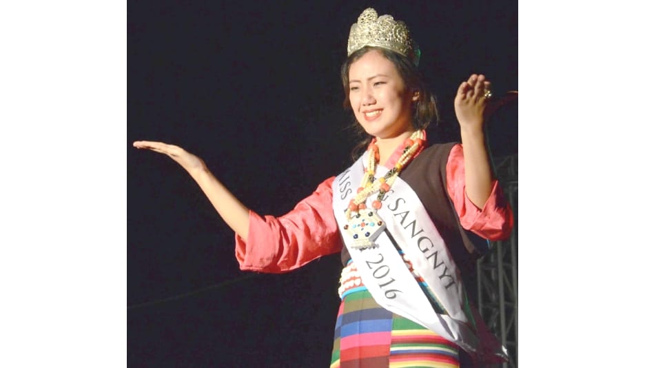 tenjig sangey become miss tibbat, live photos.