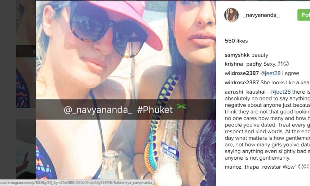 Navya Naveli Nanda Holidays With Aryan Khan