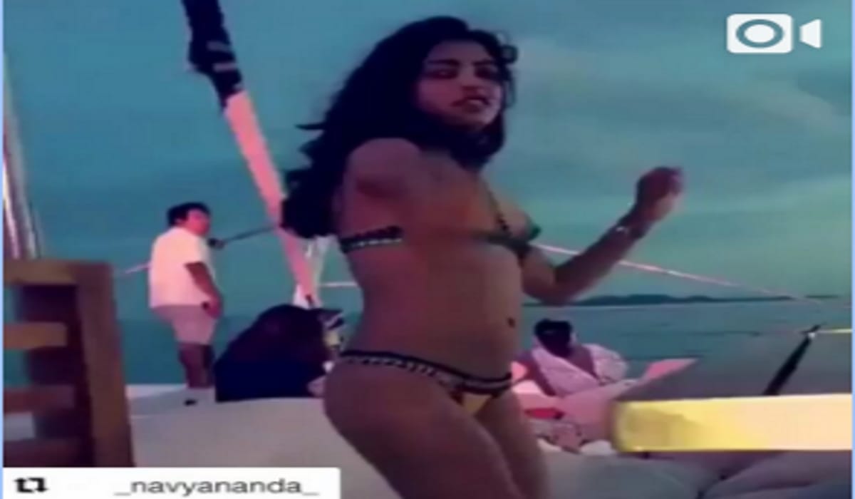Watch : Navya Nanda looks HOT in bikini in this 'dancing' video!