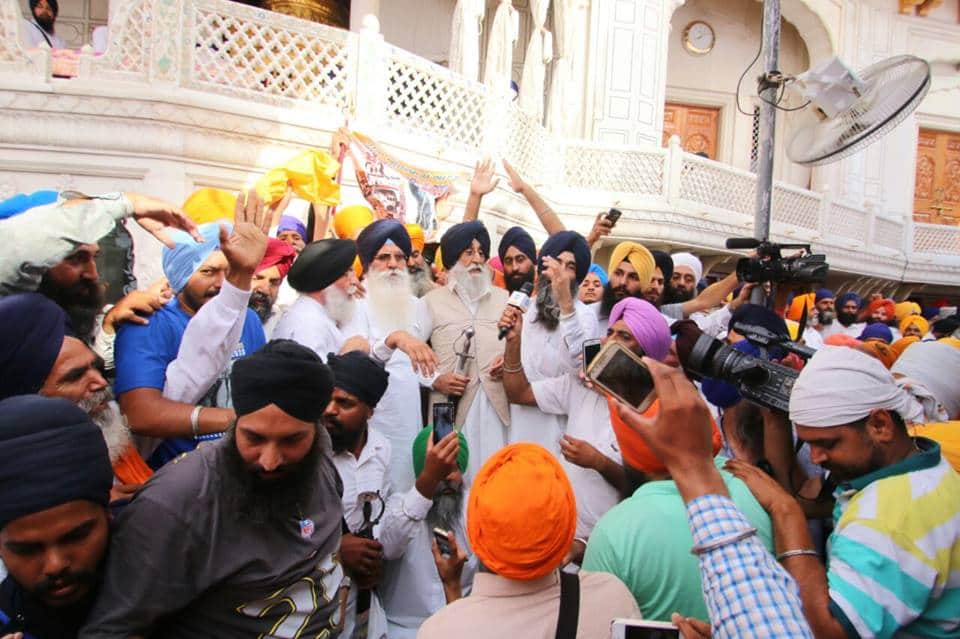 rampage on misbehave in darbar sahib on operation blue star 32th anniversary