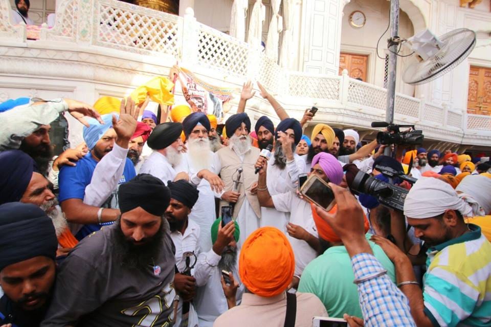 rampage on misbehave in darbar sahib on operation blue star 32th anniversary