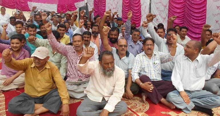 Tanakpur roadways employees strike