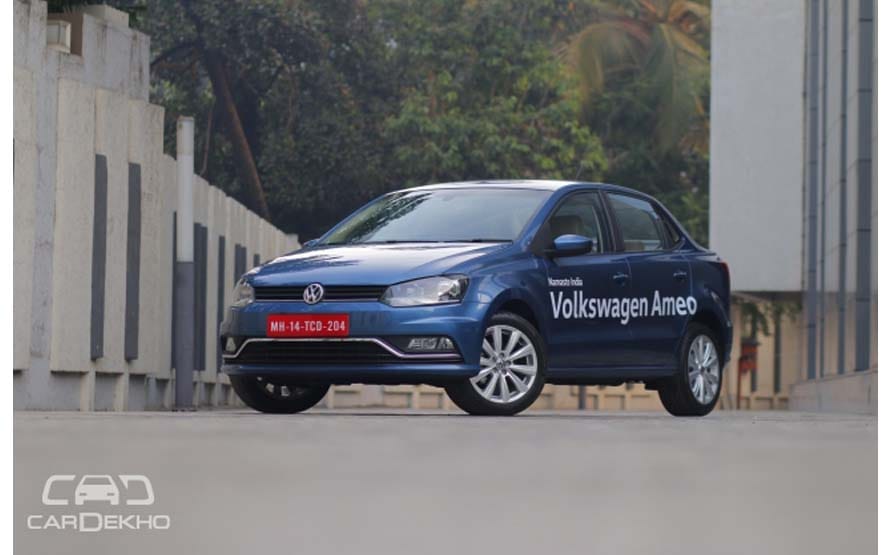 Volkswagen Ameo Prices To Start Around Rs 5.24 Lakh