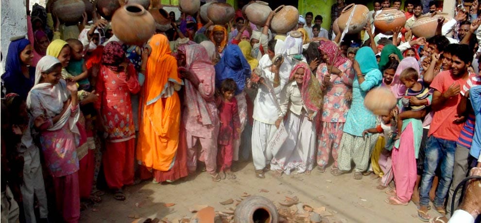 water crisis in this village of haryana like latur