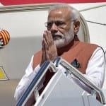 primeminister narendra modi reaches united states of amercia during 5 nation trip