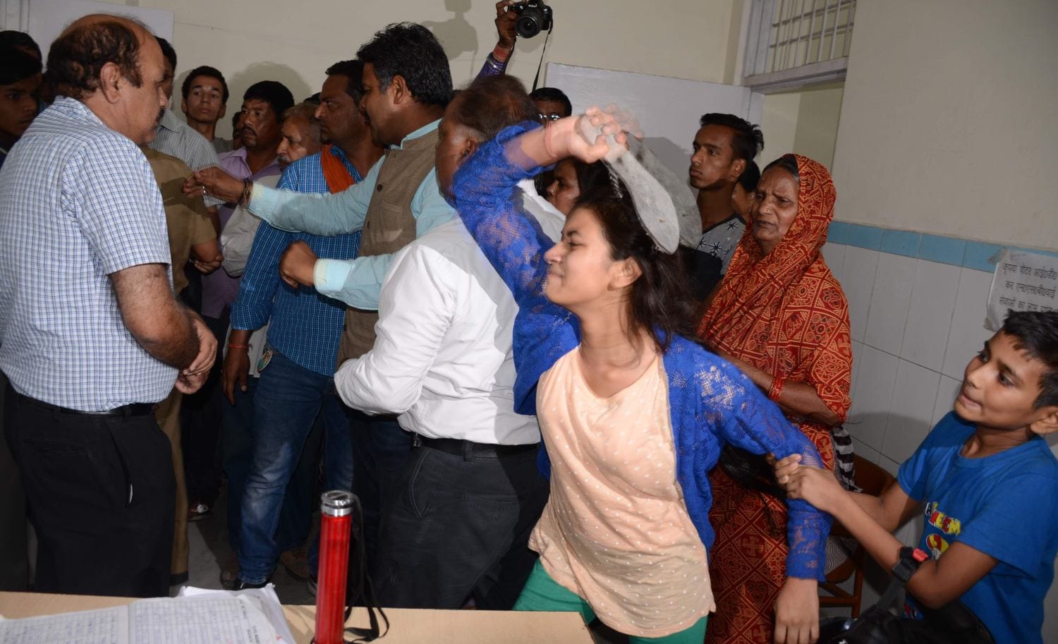 after father death daughter beaten doctor