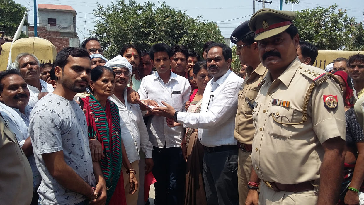 Mathura case against BJP protest.