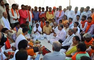 Preparation of rally get fast from ground ceremony