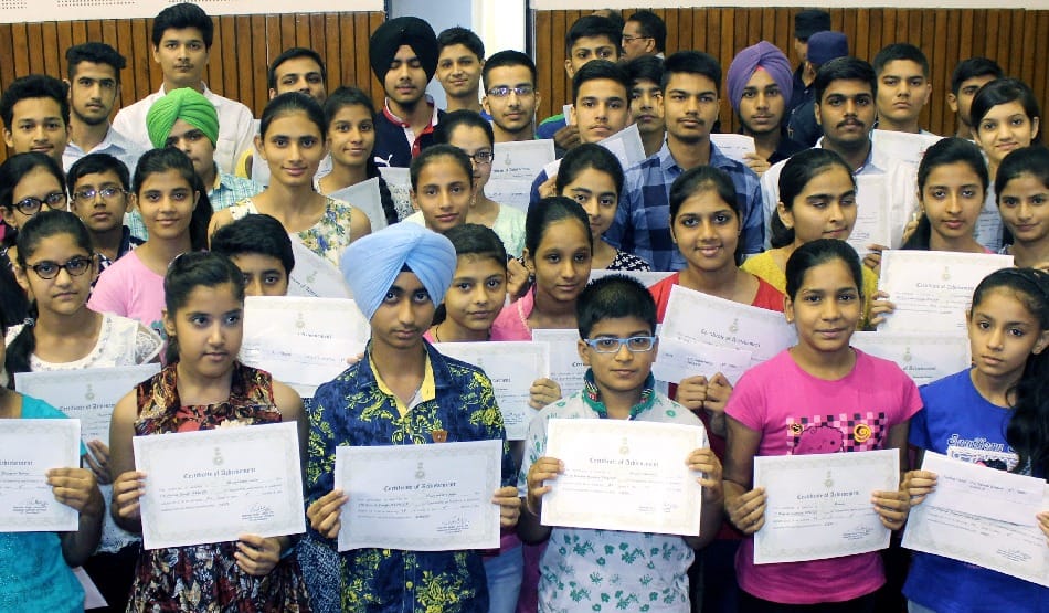 honoured of class VI to XII student and childs of policemen