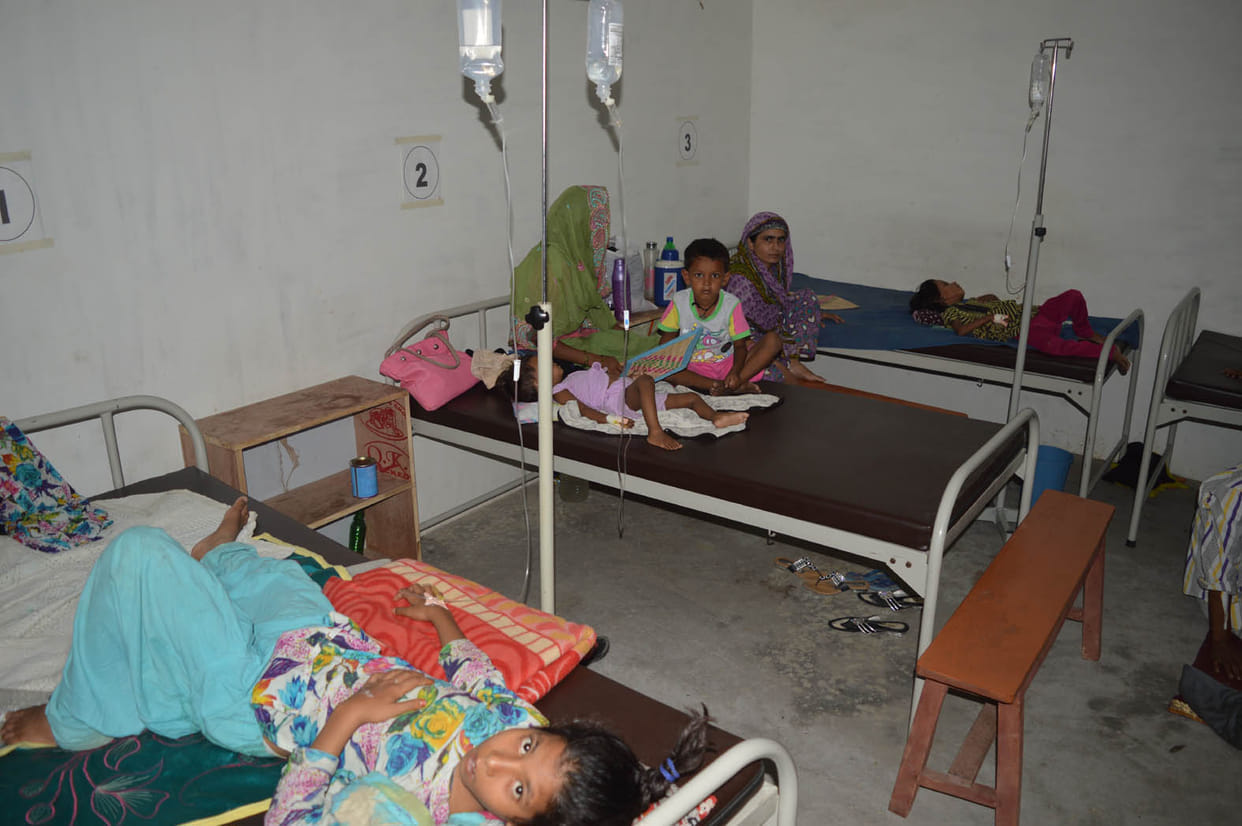 Diarrhoea also spread Domnpur